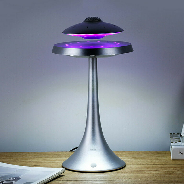 Levitating Bluetooth Speaker Floating Magnetic Speakers LED Table Lamp Wireless